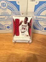 Carte Hakeem Olajuwon Panini National Treasures /49