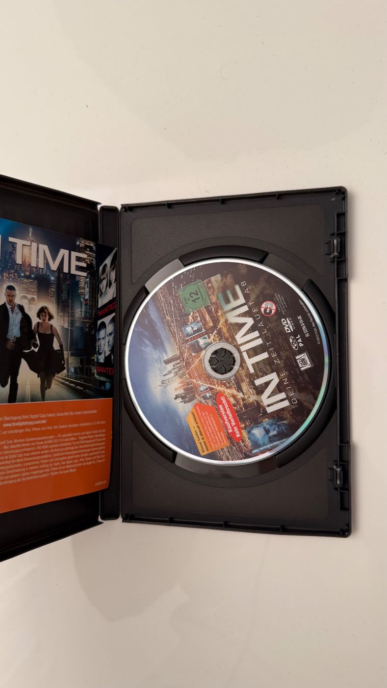 Tutti i DVDs: In Time DVD Sci-Fi Thriller Film – Usato da Schindellegi venduto da zeitlos.vintage 1