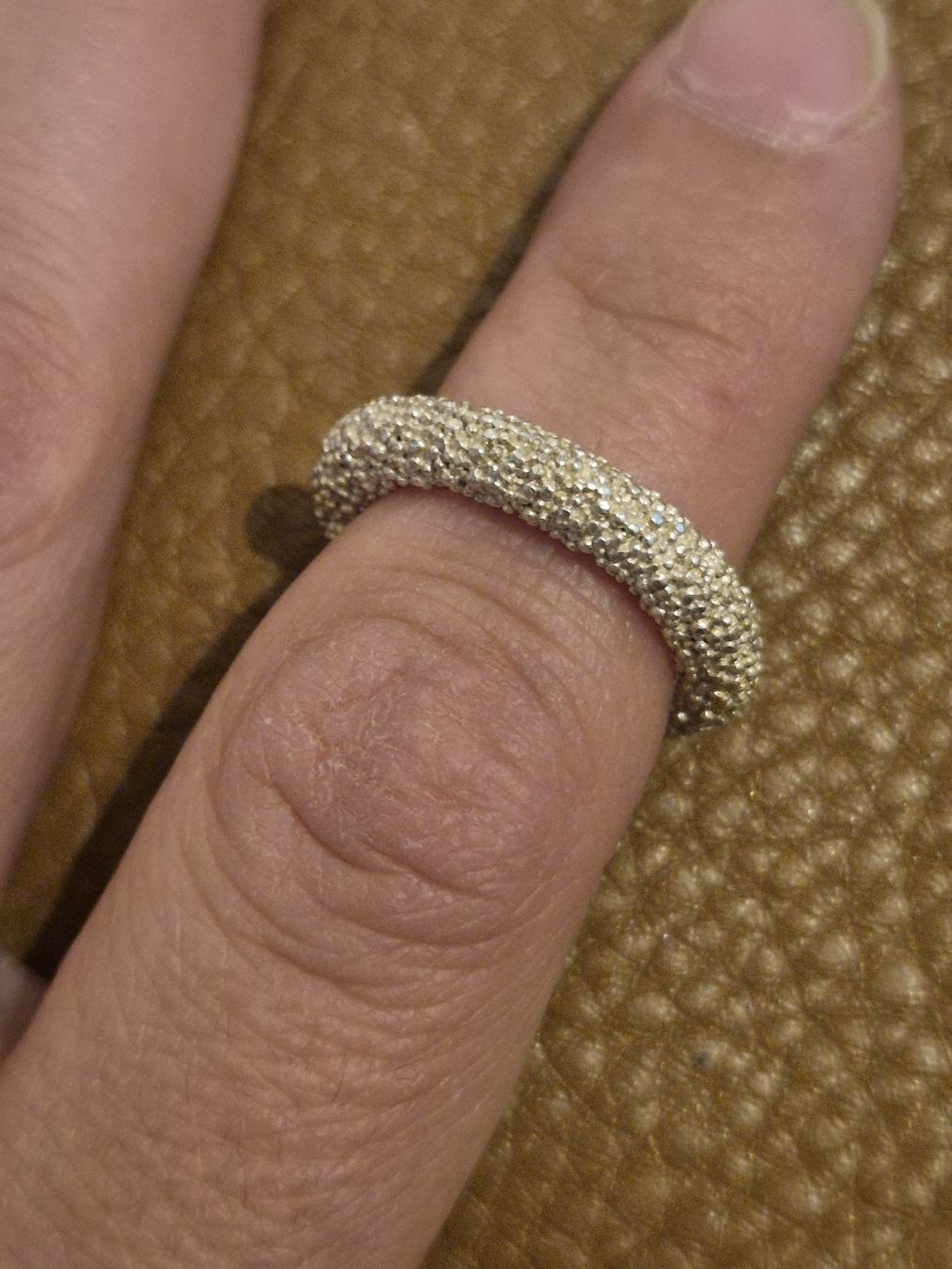 Ringe: Silber Ring 925, spezielle Struktur! – Gebraucht aus Zürich von Inanina