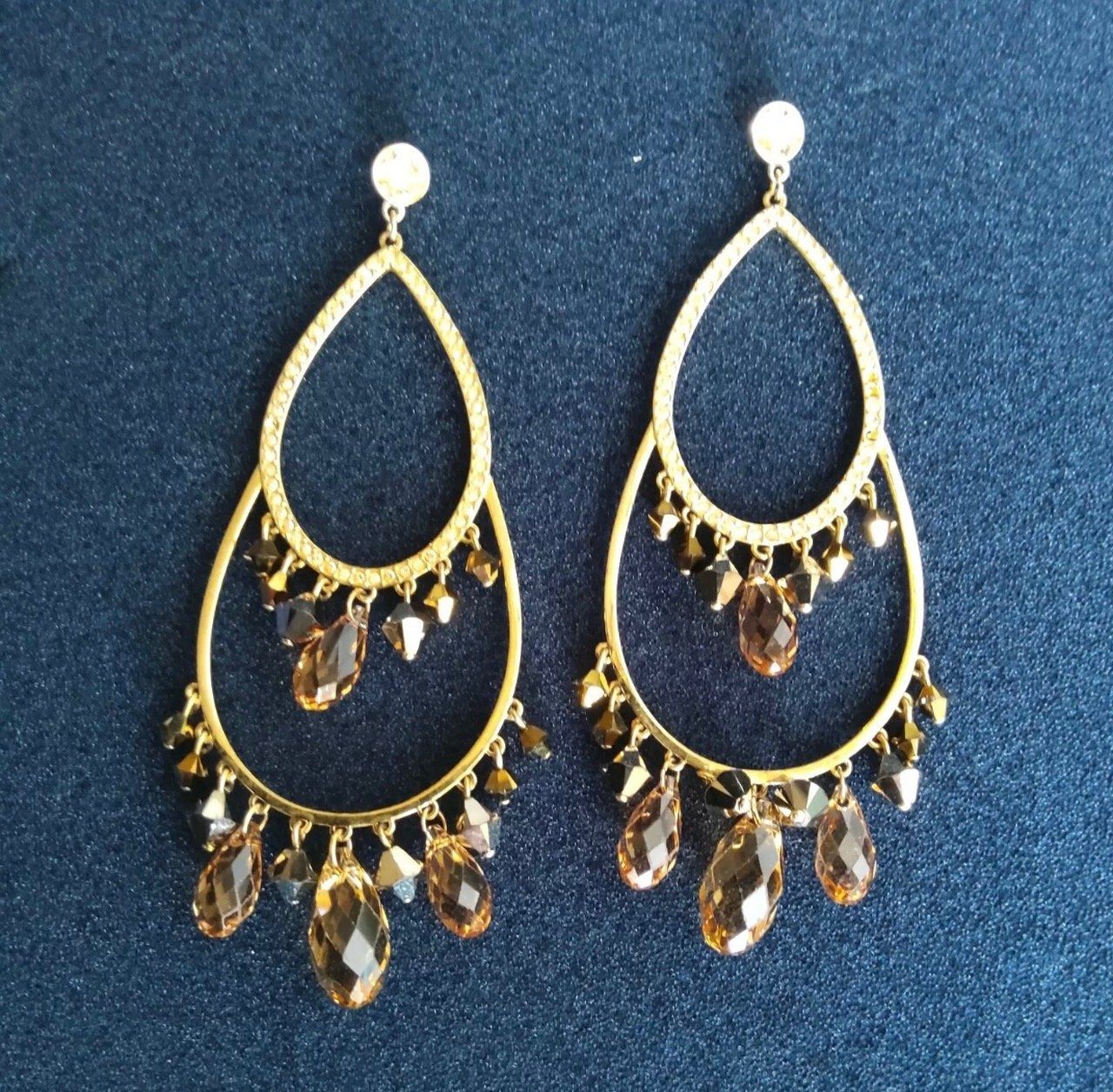 Swarovski Boucles d'oreille: Statement Swarovski Ohrringe ca. 9cm lang – D'occasion à Brütten par Style-Snob 2