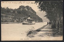 Interlaken, Brienzerseepromende mit Blic
