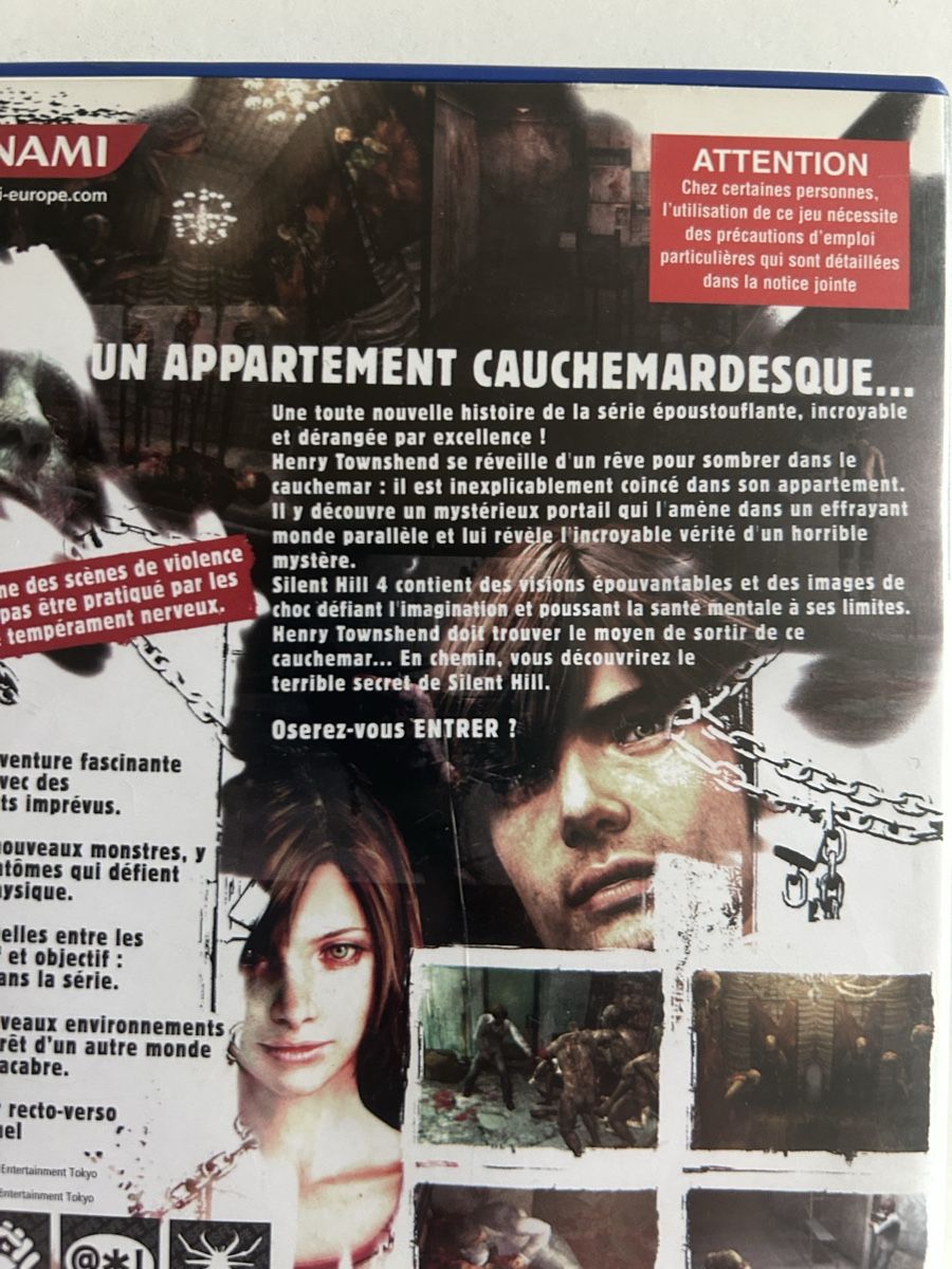 Giochi: Silent Hill 4 ps2 français – Usato da Pully venduto da PongDayOne 2