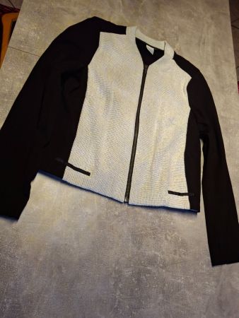 Veste légère taille 42 marque Miss Captain Trend 86% coton