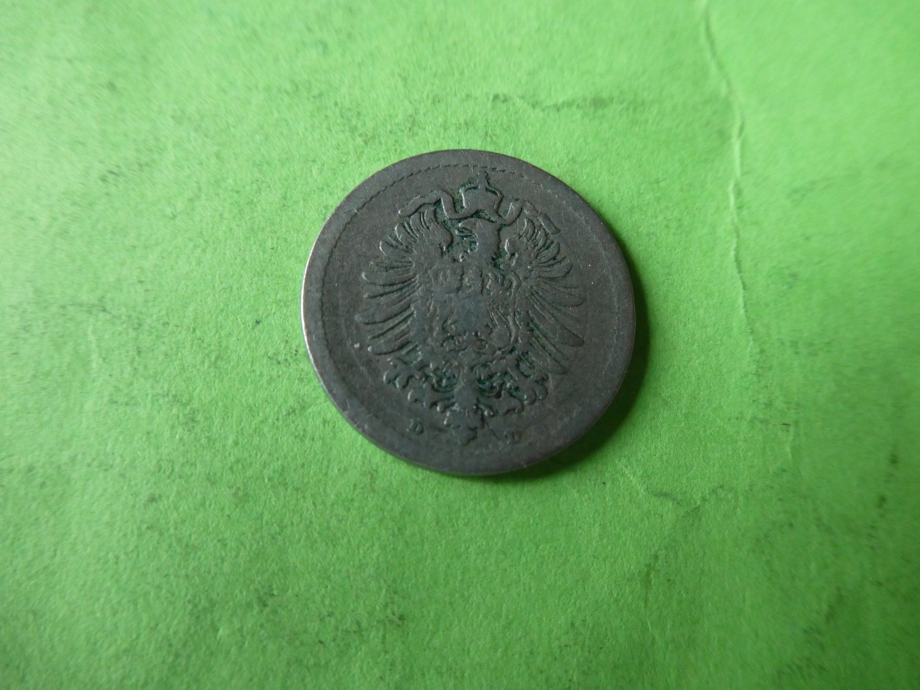 Tutti le monete: Dt. Reich 1876 D, 5 Pfennig – Usato da Hinterforst venduto da Rohusri 1