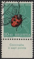 10 Rp. Marienkäfer mit TAB (Coccinelle à sept points)