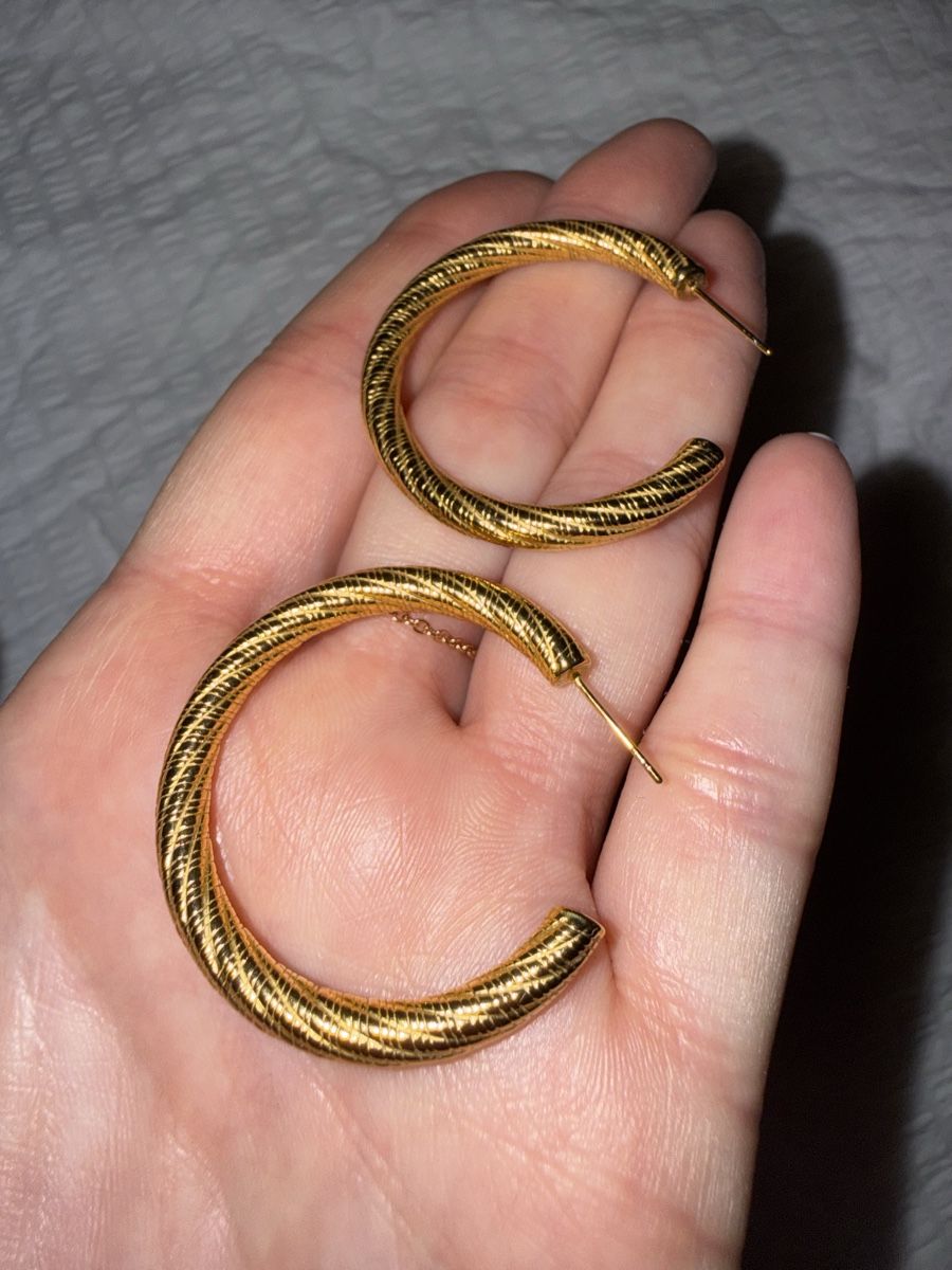 Boucles d'oreille: Goldene Kreolen  – D'occasion à Luzern par Itsclaire