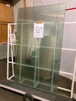 Glasscheibe Flachglas, polierte Kanten. Posten 10 Stück