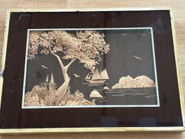 Bild aus Holz 3D 