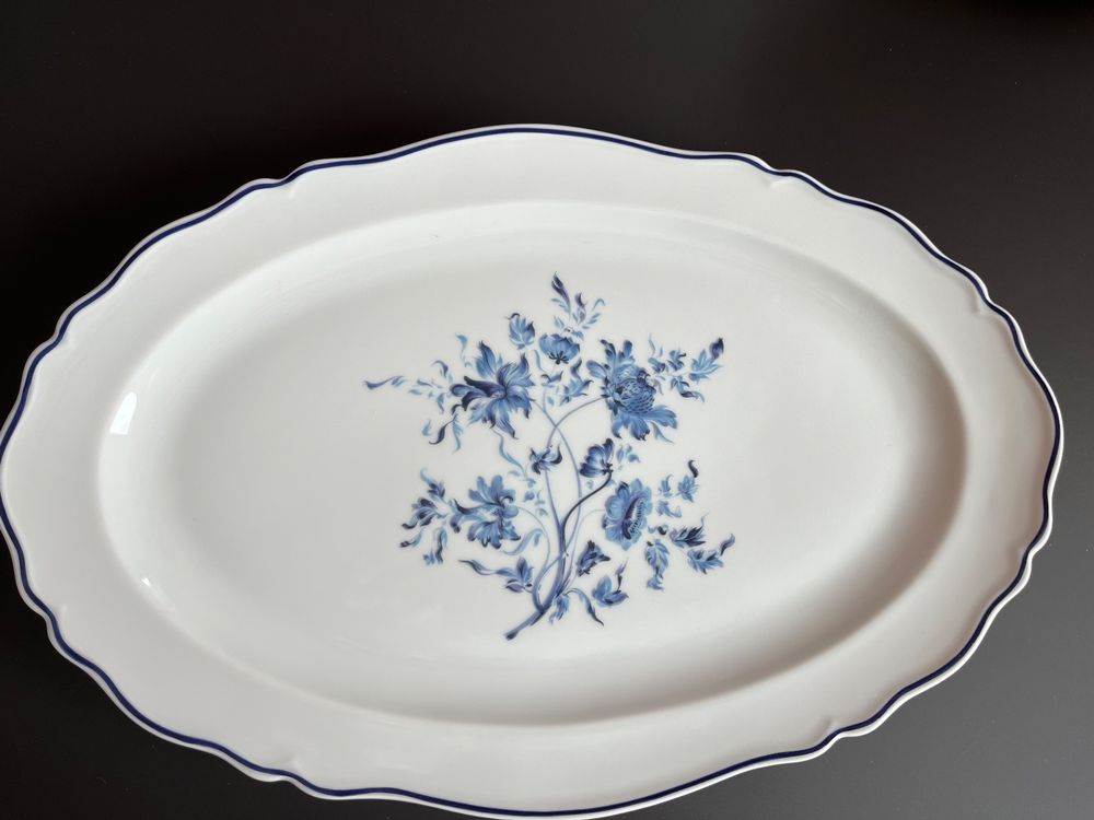 Tafelservice Porzellan Kornblumen blau 2