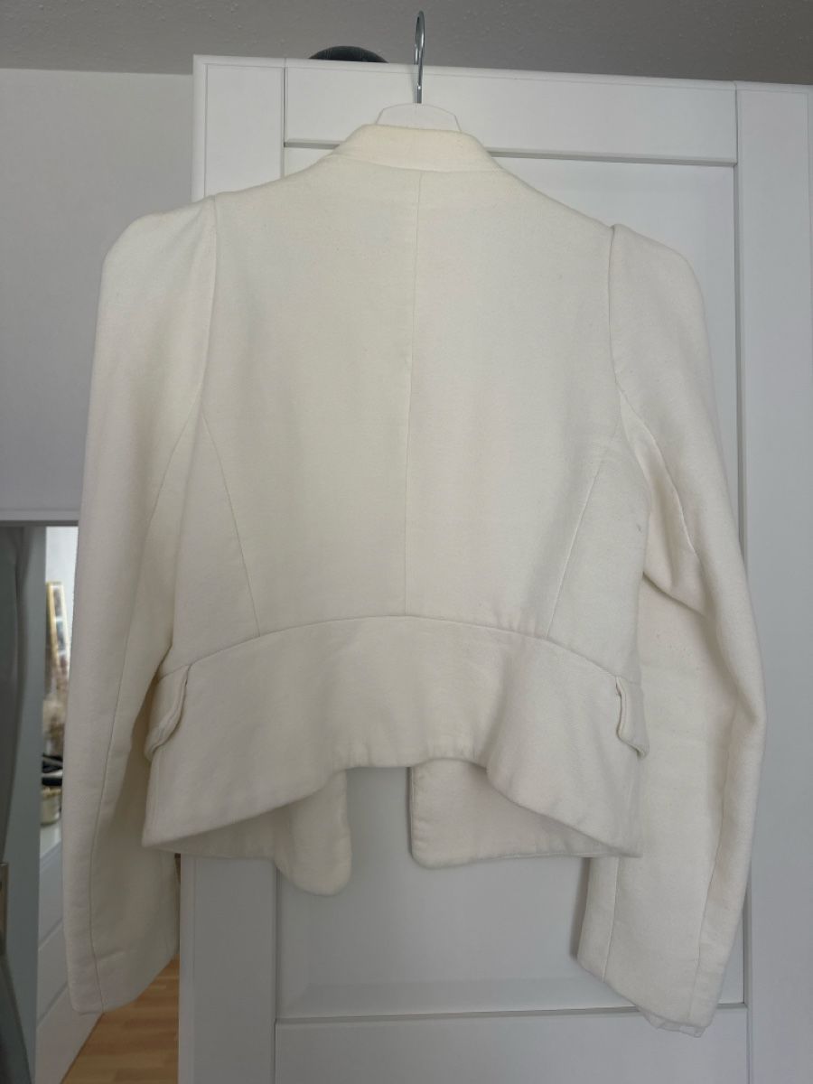 Zara Giacche: Zara Basic: Elegante weiße Jacke, Größe S – Usato da St. Gallen venduto da adr_l9jg 3