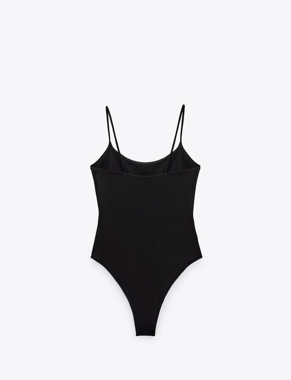 Strappy bodysuit Black Zara Kaufen auf Ricardo