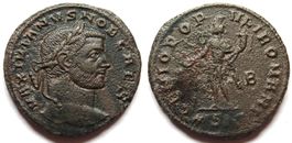 MAXIMIANUS HERCULIUS bronze follis (286-305 AD)