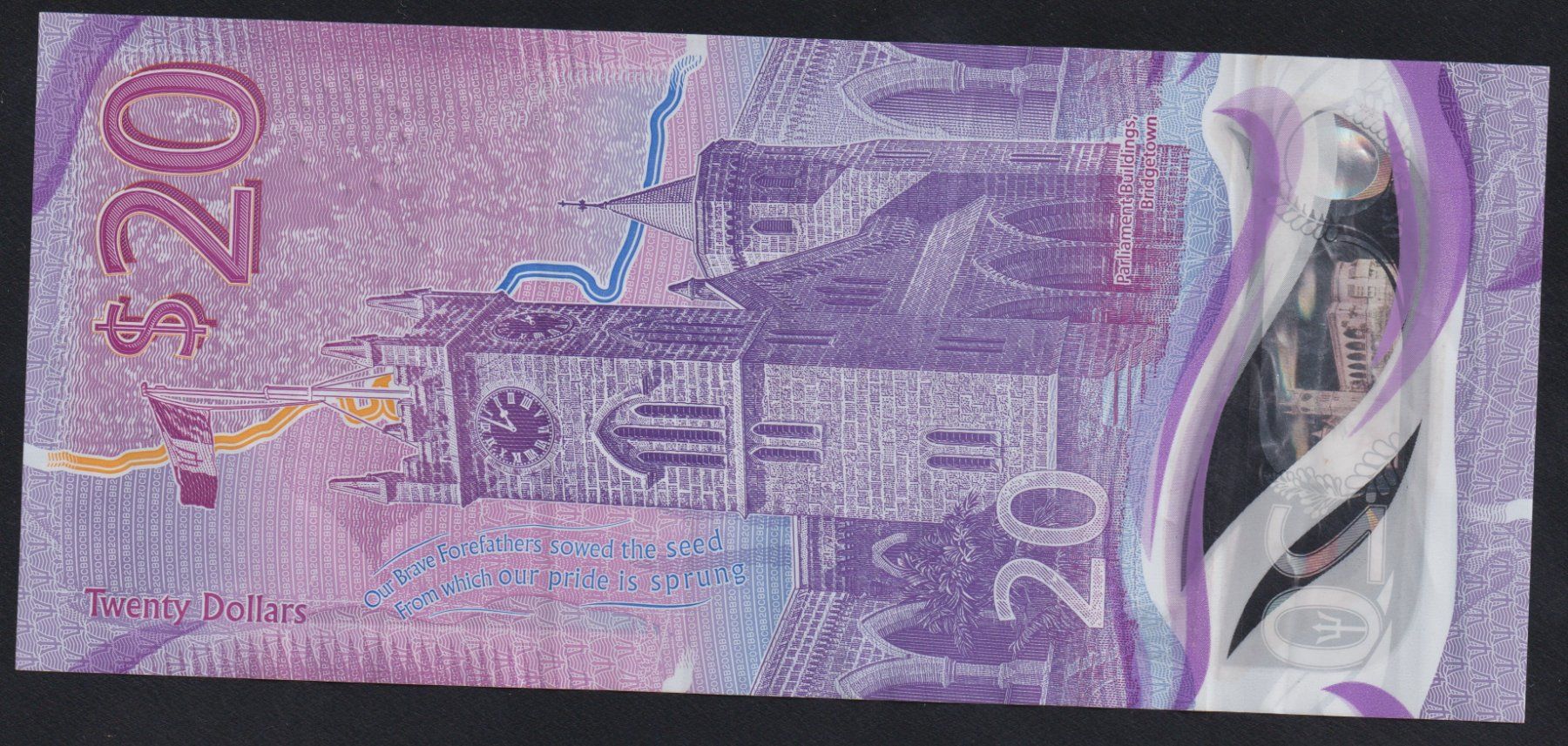 Banconote: Barbados 20 Dollars 2022 – Usato da Brugg AG venduto da banknoten_muesli 1