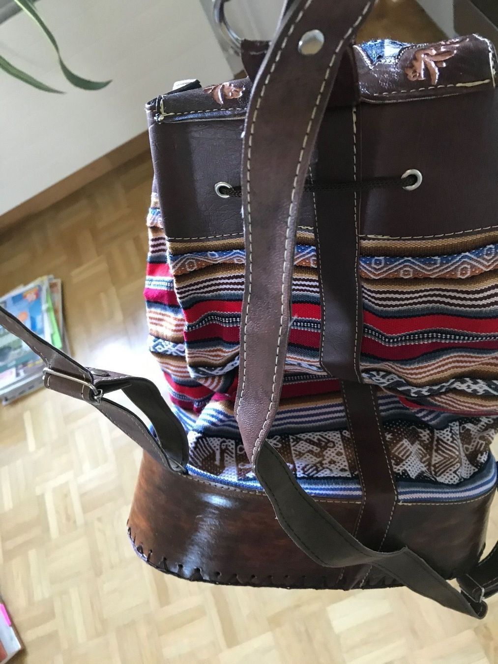 Zaini: Schöner Rucksack aus Südamerika – Nuovo (secondo la descrizione) da stäfa venduto da brandy66 4