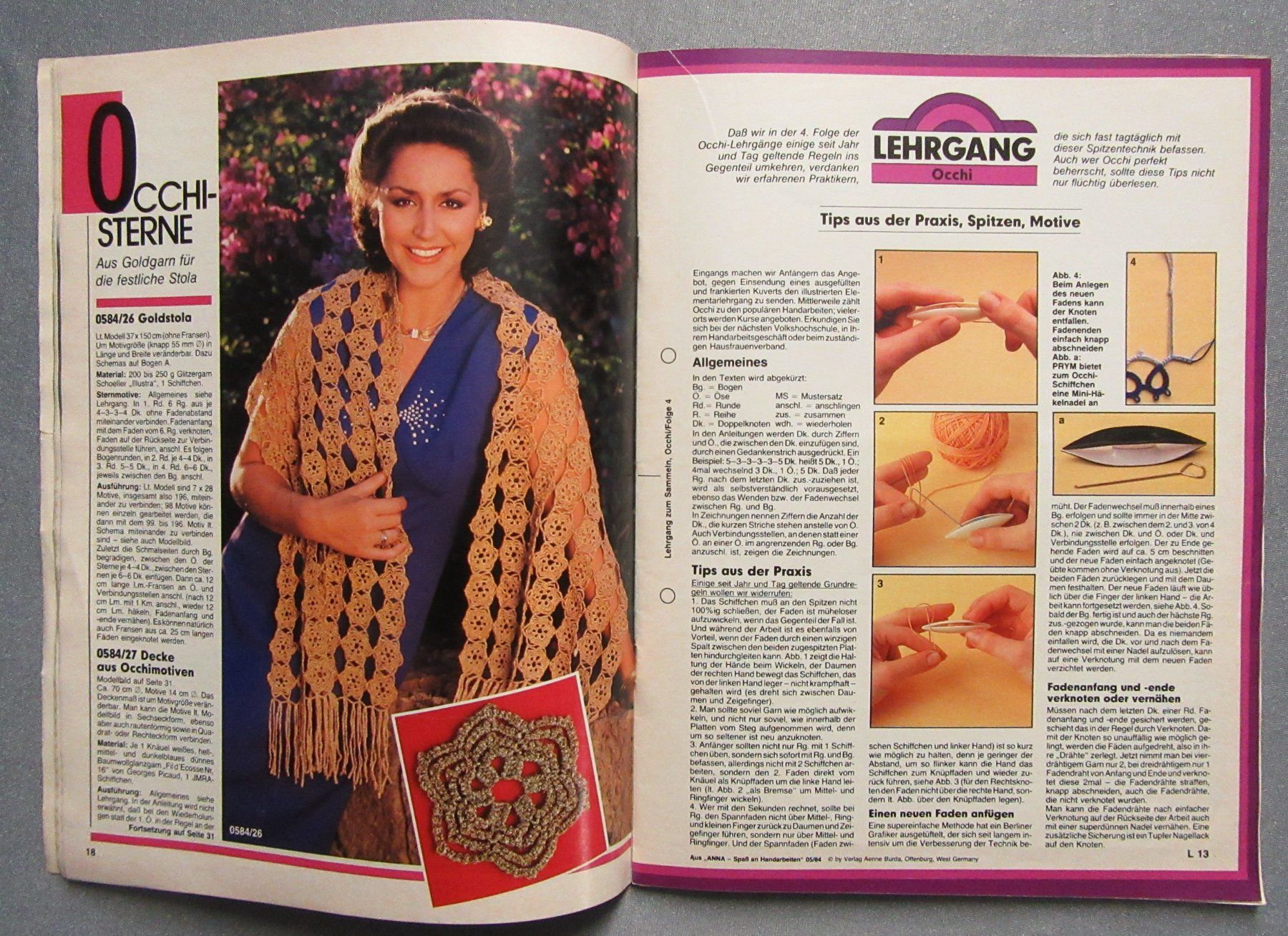 Zeitschriften & Magazine: Anna burda - Spass an Handarbeiten - Pullis & Blusen - 1984 – Gebraucht aus Auenstein von Padabimbim 4