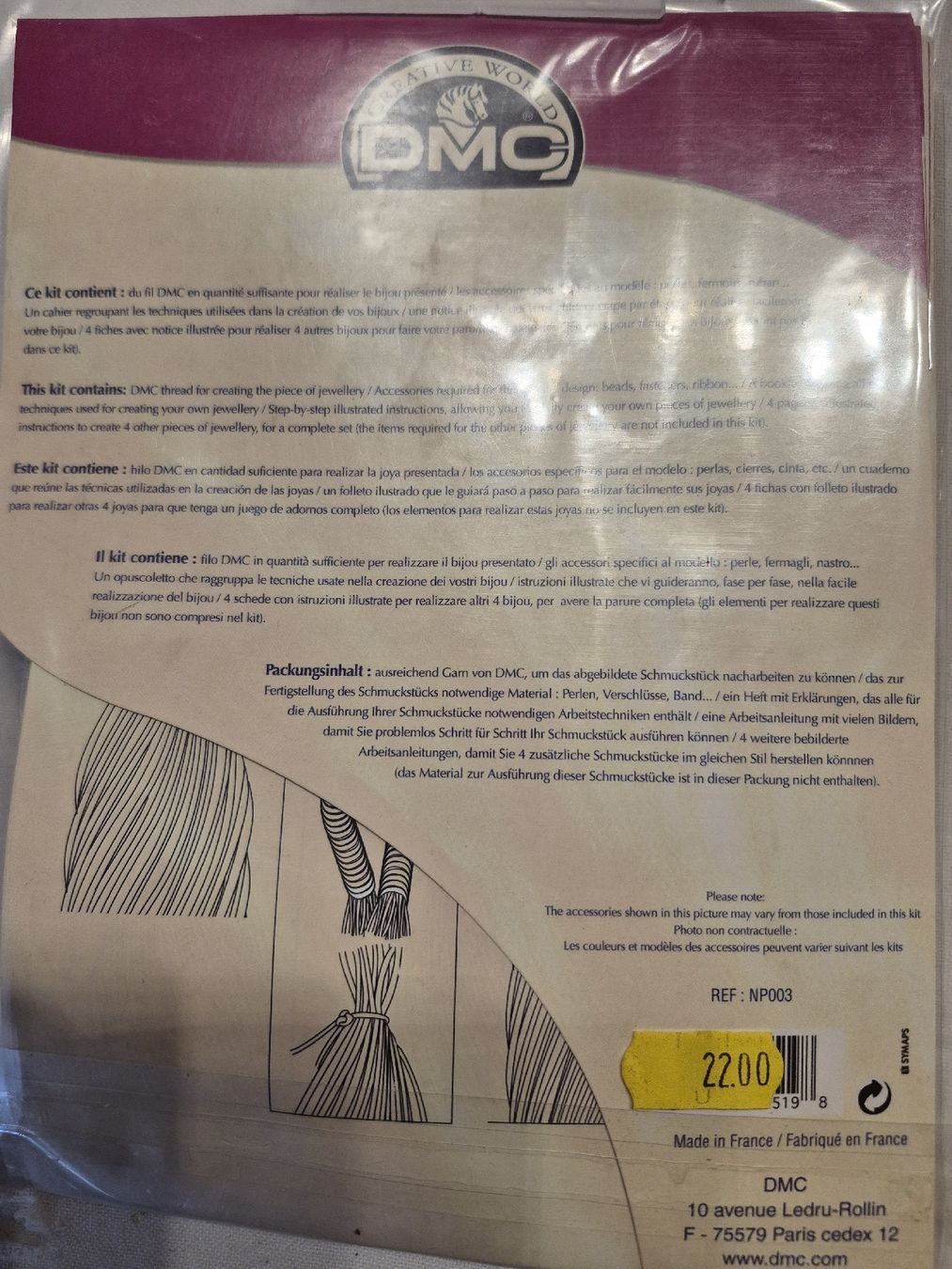 Kit bricolage: kit complet pour créer des collier  – Nuovo e nell'imballaggio originale da Obermumpf venduto da Dadacaramel 4