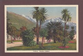 LOCARNO - Giardino pubblico - 1928