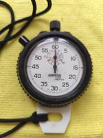 Stoppuhr Herwins Super Hattrick schwarz Swiss Made Vintage