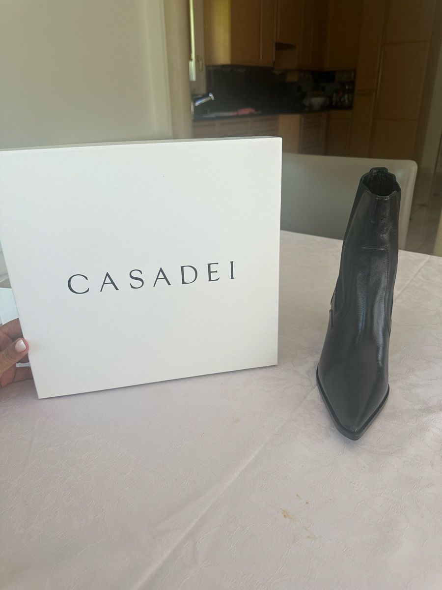 Casadei Scarpe da donna: Casadei pellame 8 sense nero stivale – Nuovo e nell'imballaggio originale da Pregassona venduto da chr_ss7h 2