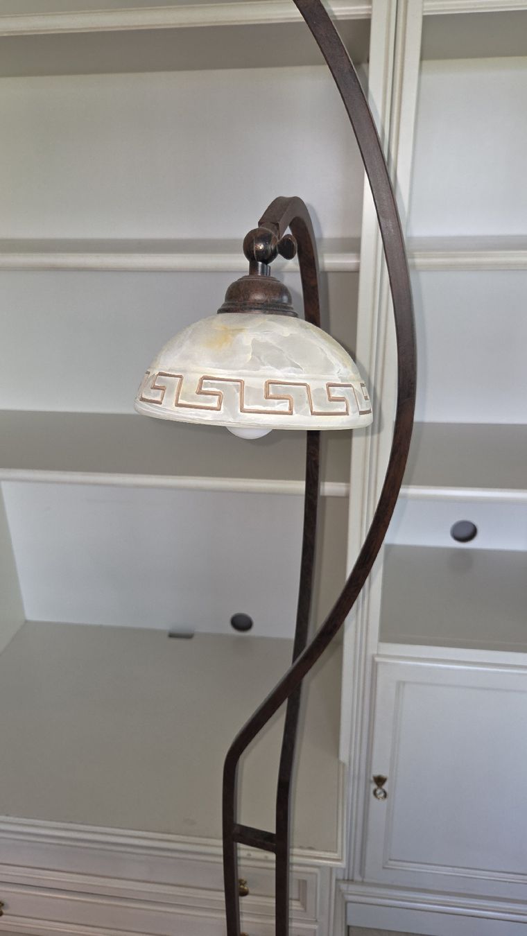 Lampade: Jugendstil Stehlampe mit Leselicht. – Usato da Beckenried venduto da palle2105 1