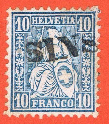 Tutti i francobolli: Stabstempel Sins – Usato da Biberstein venduto da Jura39