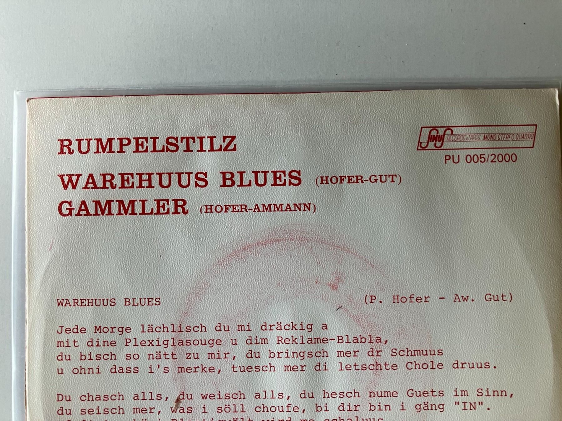 Dischi in vinile: Polo Hofer – Nuovo (secondo la descrizione) da Aarwangen venduto da Jukebox3 4