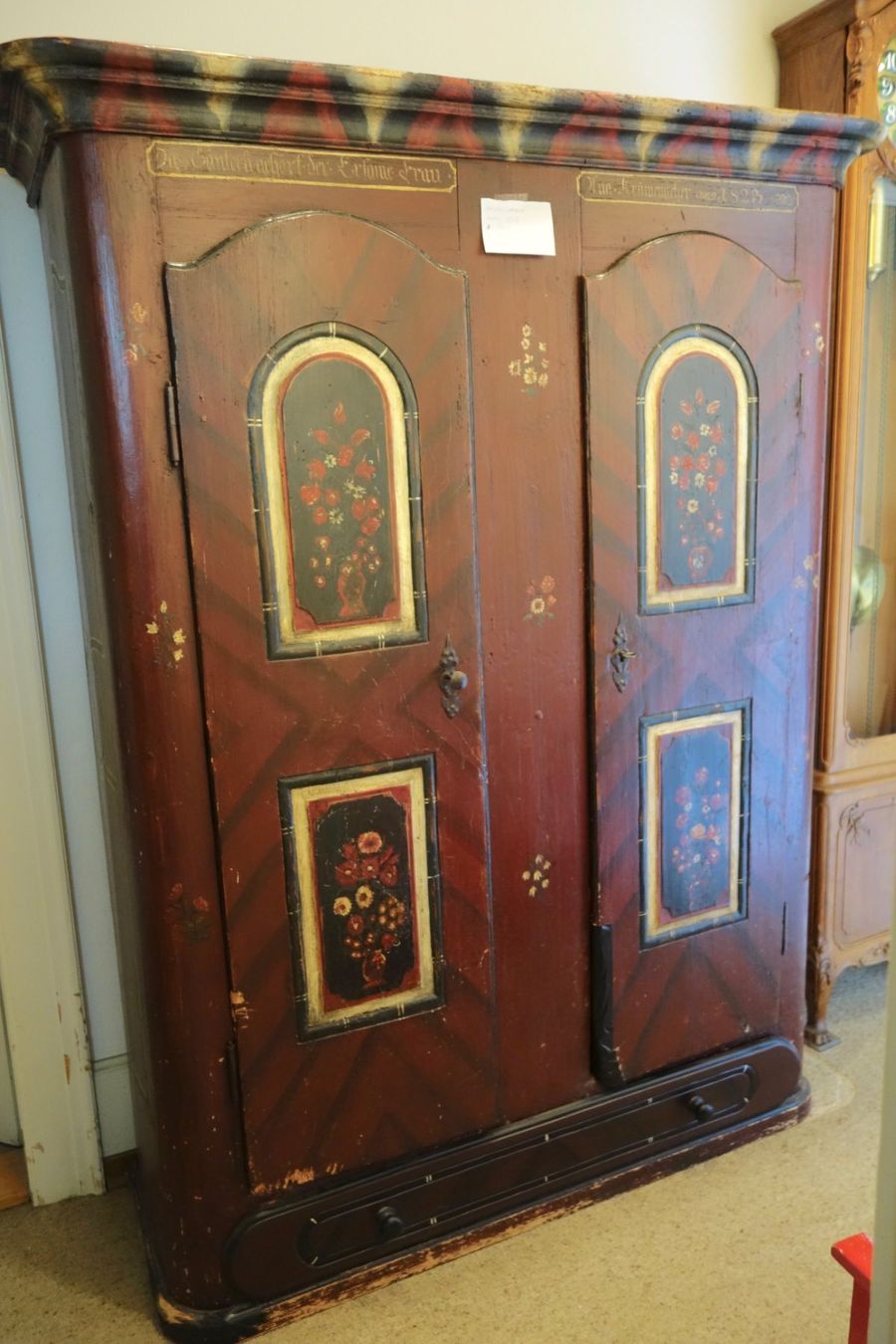 Schränke: Antiker Bauernschrank anno 1823 – Gebraucht aus Biel/Bienne von Rothar