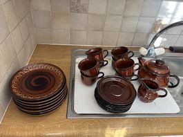 Servizio dessert vintage