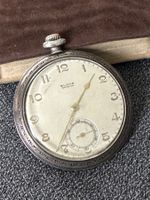 Schöne Vintage Taschenuhr ELDOR Geneve Silber 800