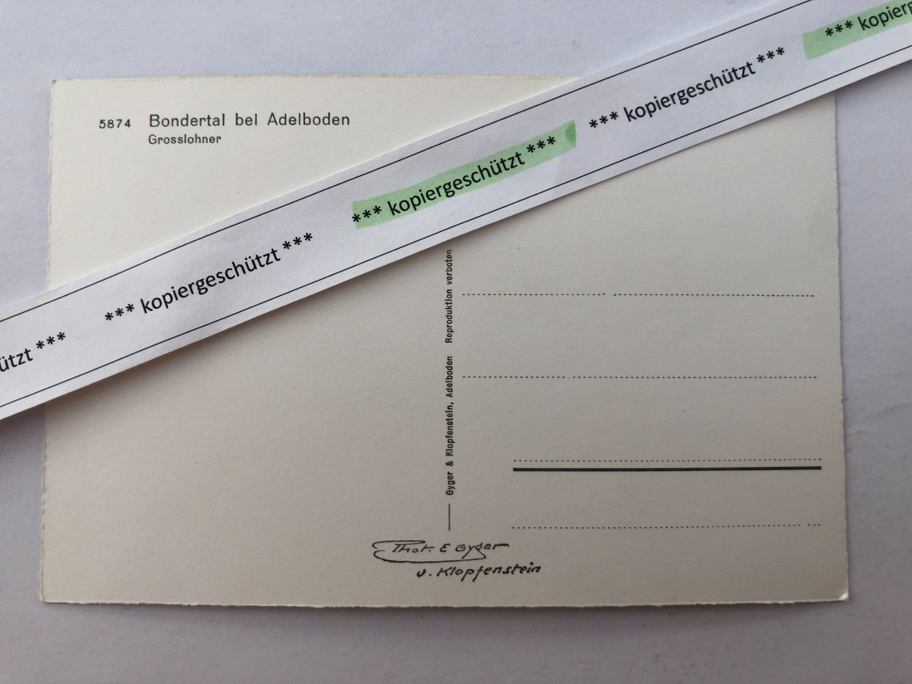 Cartoline postali: Adelboden Bondertal, ungel. alt schön AK – Nuovo (secondo la descrizione) da Hefenhofen venduto da Bierinder 1
