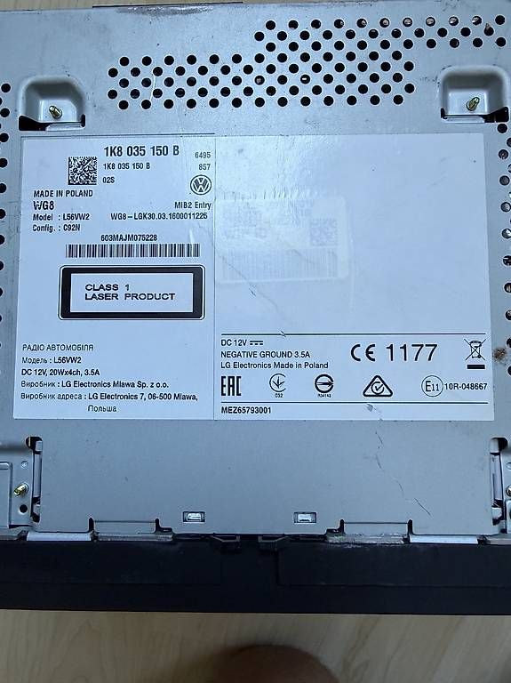 Radio: VW Caddy Originalradio MIB2 inkl. ISO Adapter – Usato da Weiach venduto da Simonf02 4