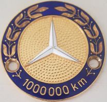 Plakette Mercedes Benz 1000000 km