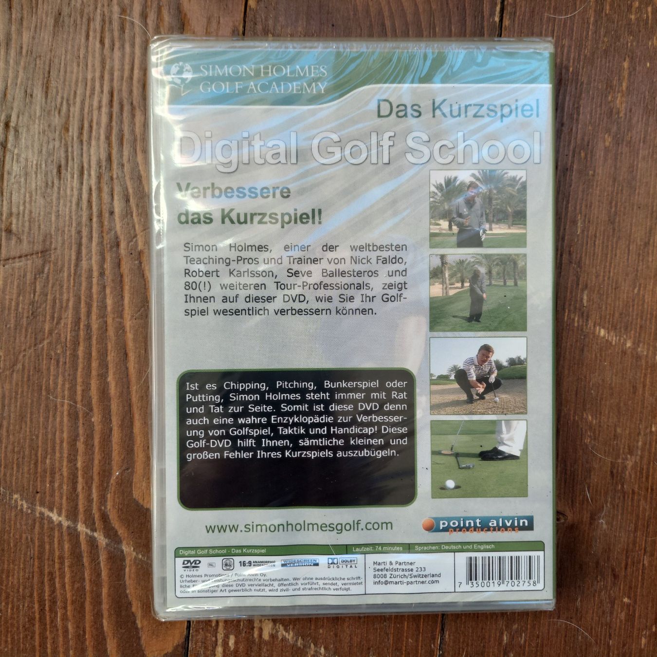 Alle DVDs: SIMON HOLMES Golfschule - 5 DVDs - NEU – Neu und originalverpackt aus Cavigliano von myoutdoor24 2