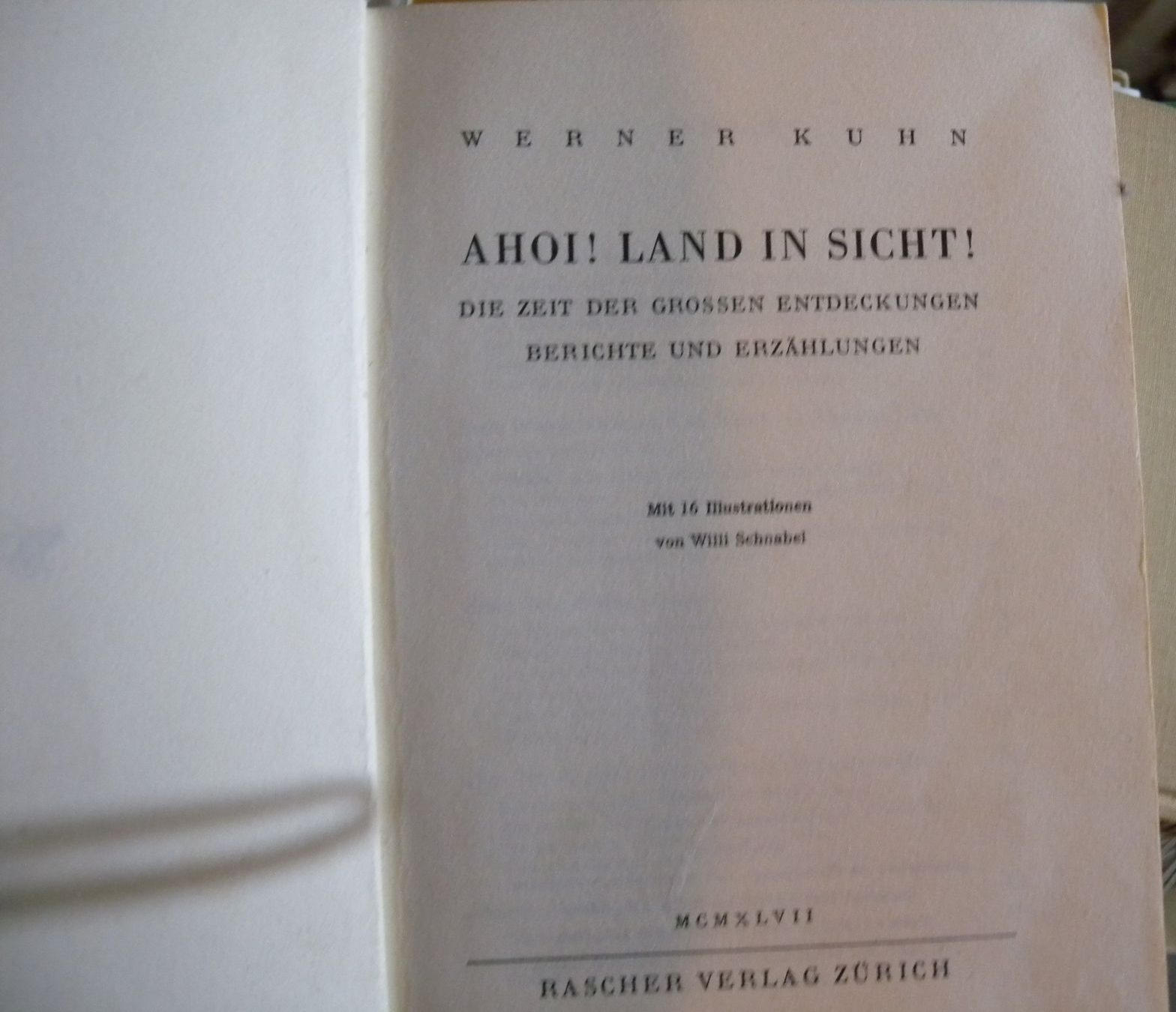 Libri: ahoi! land in sicht – Usato da Hauenstein venduto da davia72 1