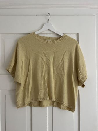 Collectif Mon Amour Strickshirt Cashmere & Seide Beige S/M