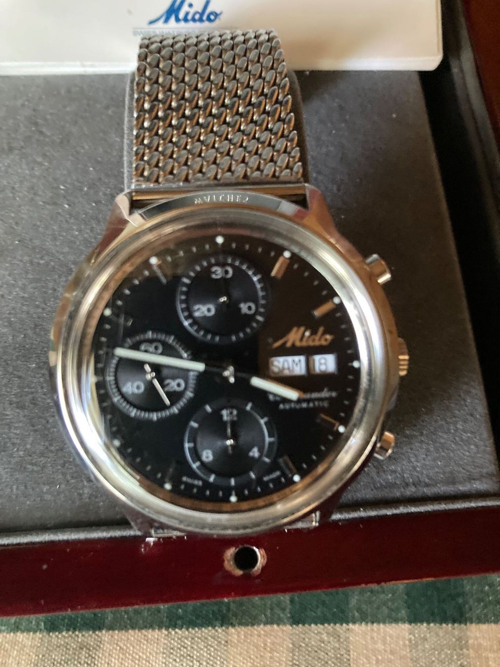 Mido Montres: Mido Chronograph mit Tag und Datum – D'occasion à Allschwil par Urukhund 1