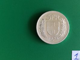 5 francs  1954  Belle