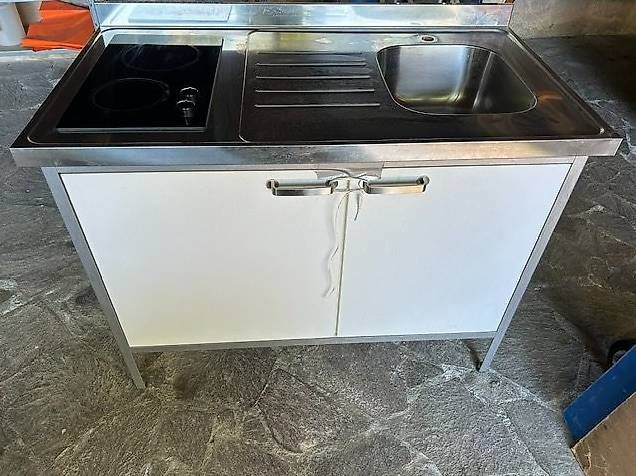Cucine complete: Mobile Cucina combinata con frigo e lavello – Usato da Seseglio venduto da lat_h2q2