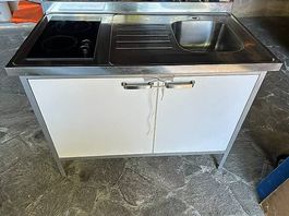 Mobile Cucina combinata con frigo e lavello