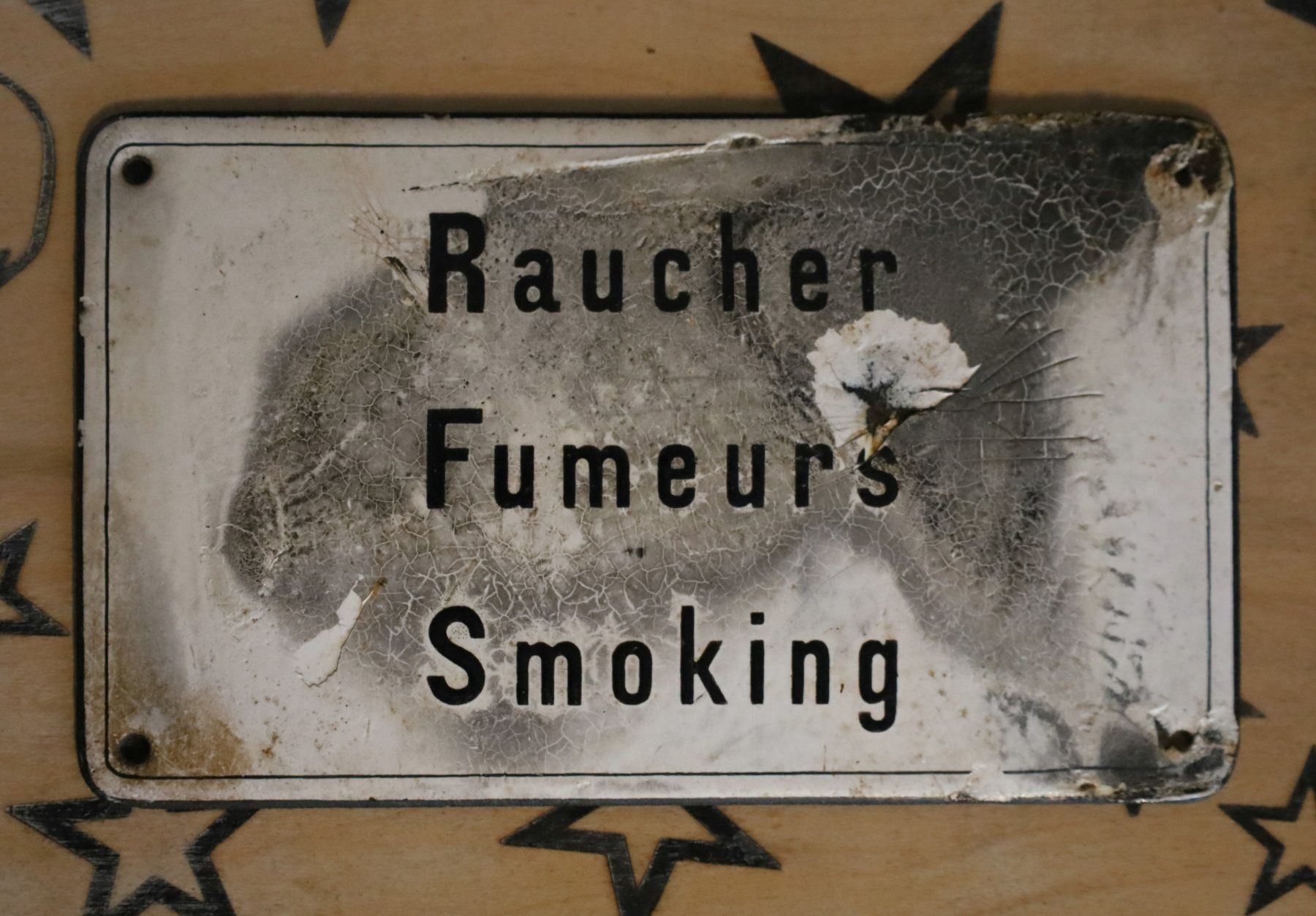 Schilder: Emailschild "Raucher, Fumeurs, Smoking" – Gebraucht aus Birrwil von brandschatz_birrwil 2