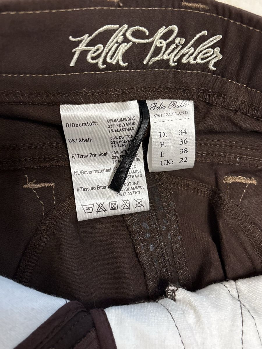 Felix Bühler Pantaloni: Reithose Felix Bühler braun Grösse 34  – Usato da Würenlos venduto da anx.ne 2