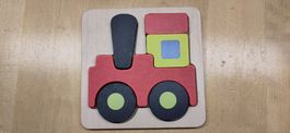 Holzpuzzle  Zug, Playtive Junior, Top Zustand! neuwertig