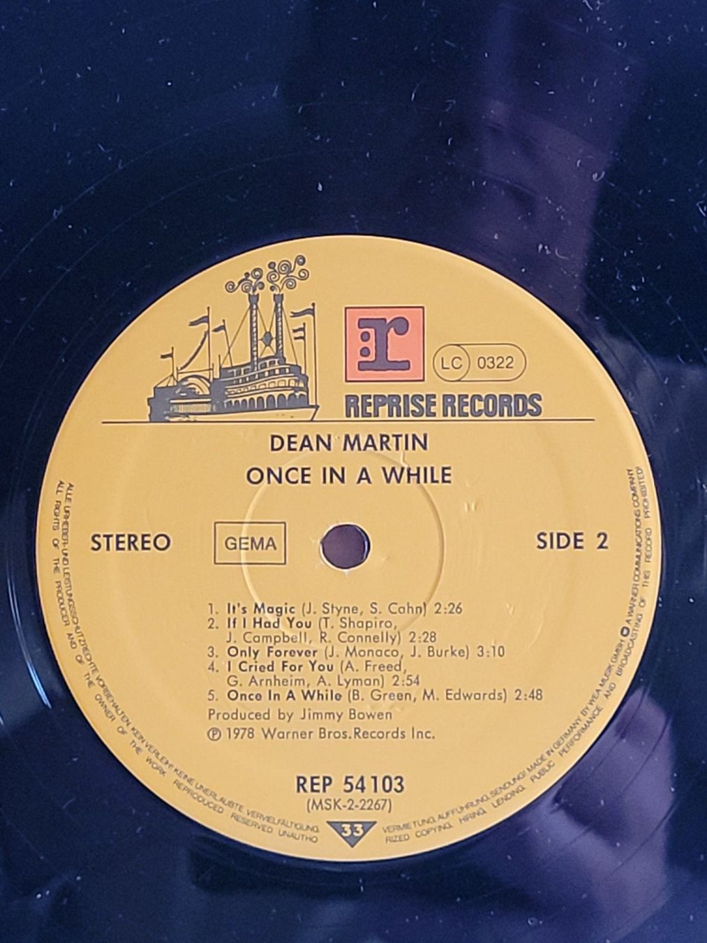 Dischi in vinile: Vinyle Dean Martin Once in a While 33t – Usato da la Chaux-de-Fonds venduto da Lampe 4