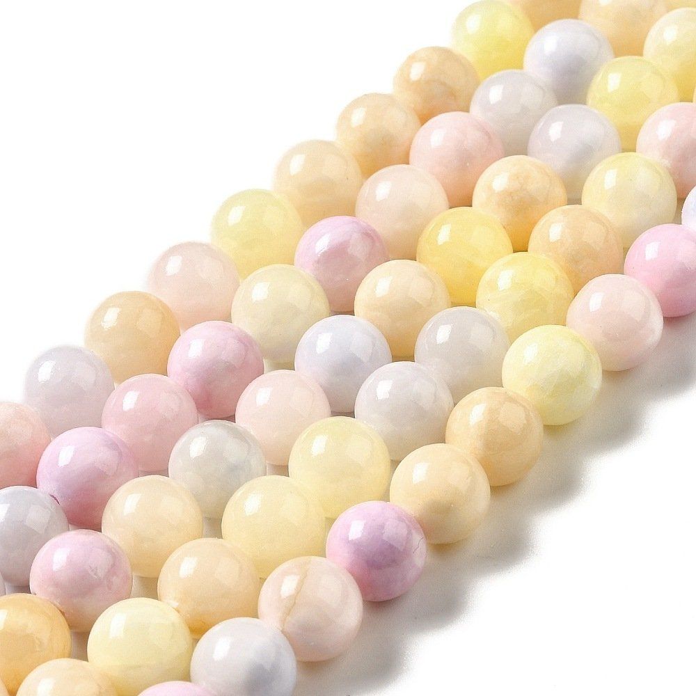 Pietre preziose: Jade farbig pastell, 4mm, 1 Strang – Nuovo (secondo la descrizione) da Alpnachstad venduto da perlengaby 2