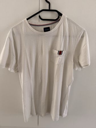 T-shirt homme blanc, taille M – Idéal pour l'été!