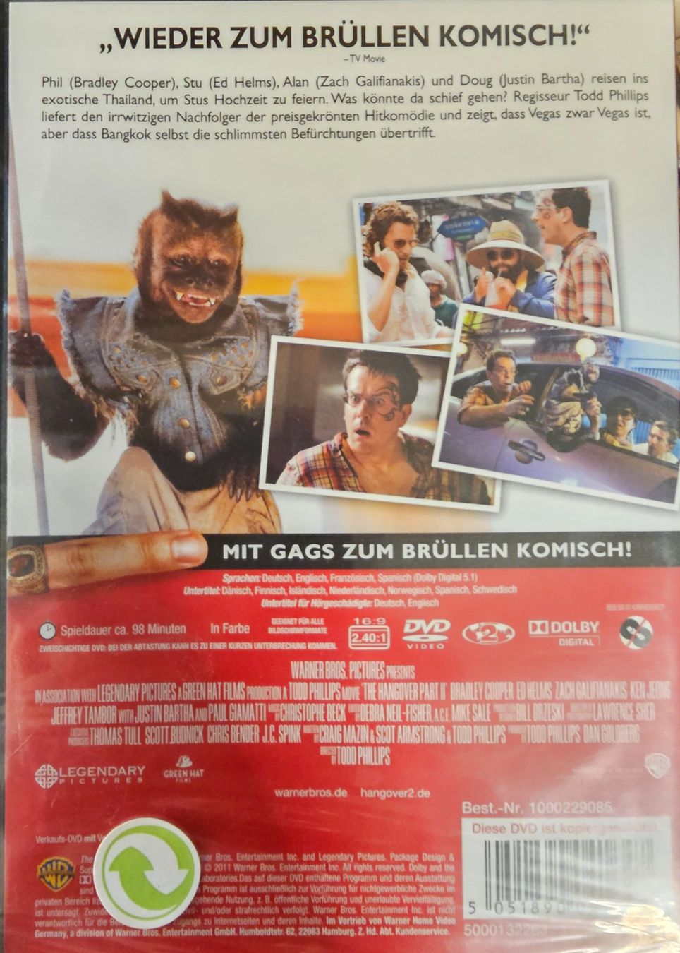 Alle DVDs: Hangover 2 – Neu und originalverpackt aus Wahlen b. Laufen von Cg10 1
