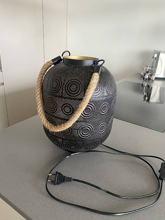 Lampadari & plafoniere: Orientalische Decken-/Tischlampe mit Seil – Usato da Bern venduto da Maegsu
