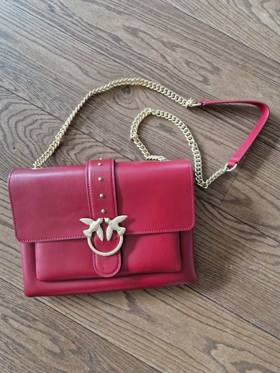 Pinko Borse da donna: Pinko Bag, Rot, Goldene Hardware – Usato da Wohlen AG venduto da Coco_91
