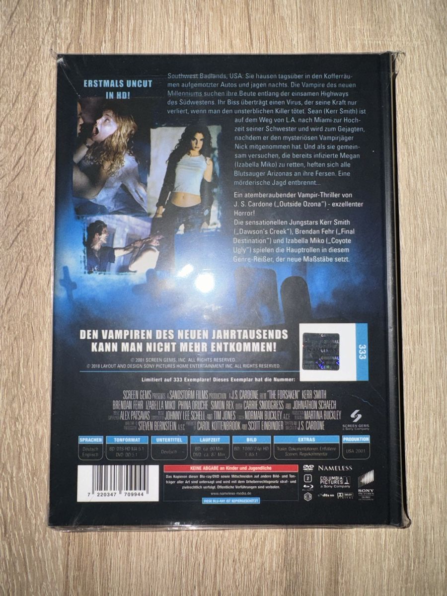 Tutti i DVDs: Forsaken NEU/OVP Mediabook – Nuovo e nell'imballaggio originale da Stein am Rhein venduto da ricks0r 1