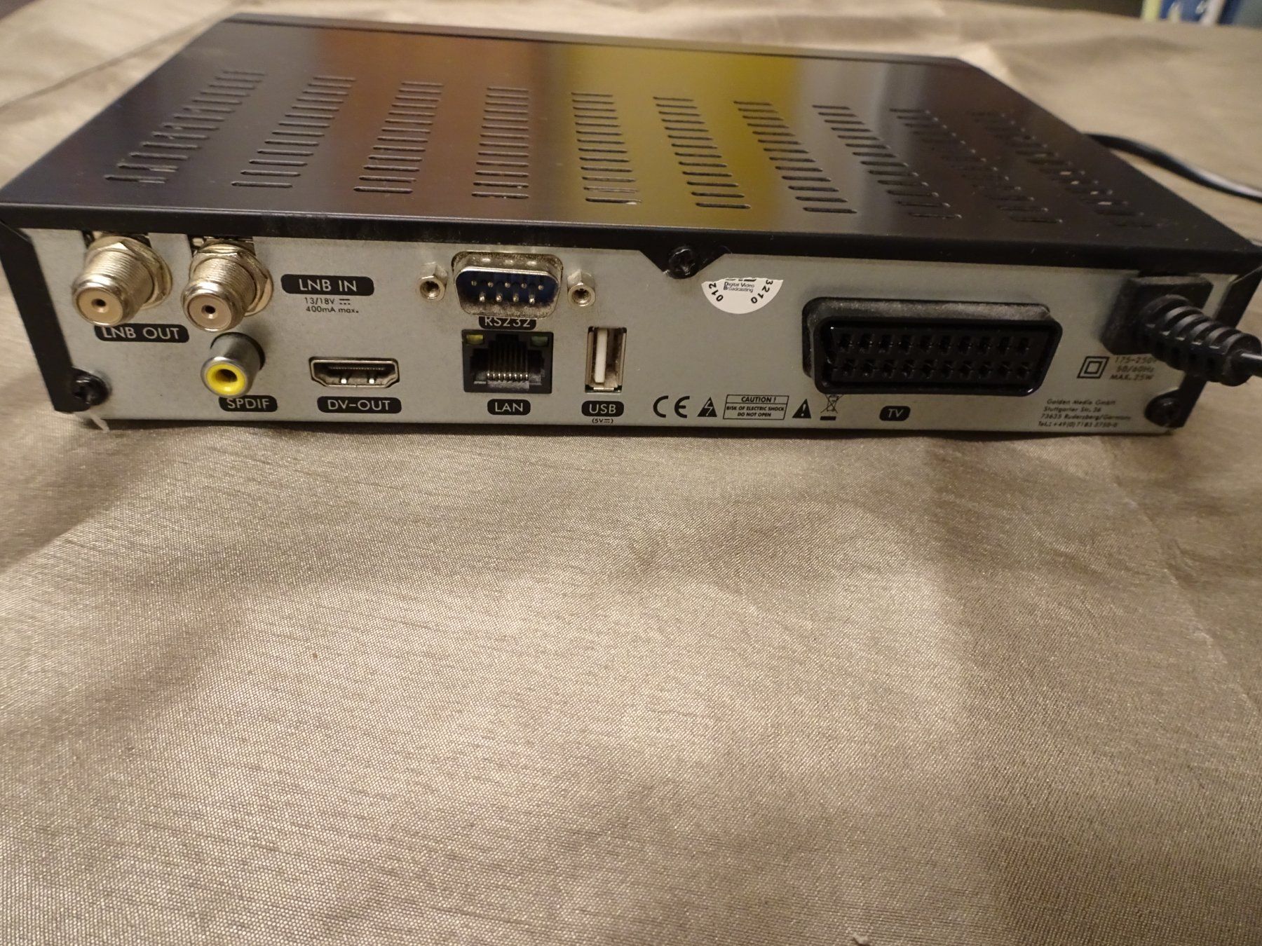 Receiver: Golden Media Sat Receiver Wizard HD780 – Gebraucht aus Oberwangen b. Bern von est_d8gf 1
